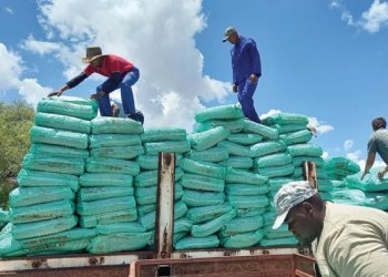 Voer na brandgeteisterde dele versprei